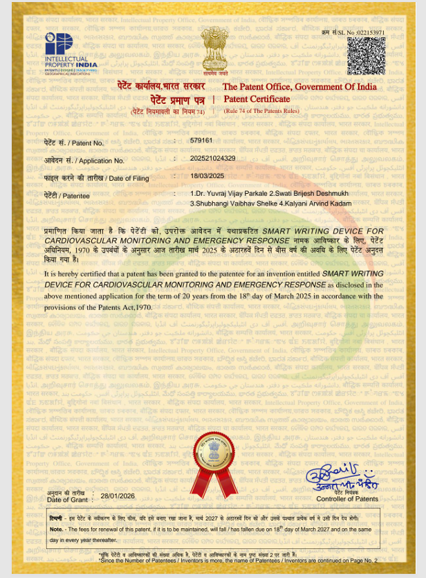 Patent Certificate